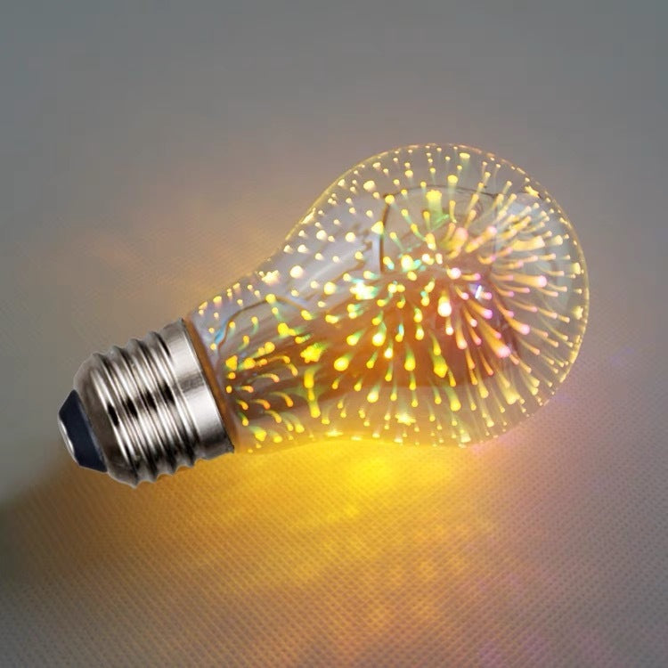 Three-dimensional Colorful Art Light Bulb Led