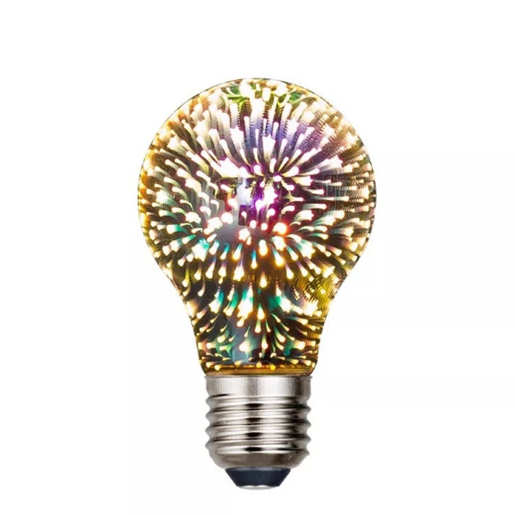 Three-dimensional Colorful Art Light Bulb Led