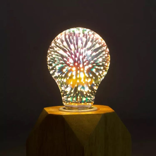 Three-dimensional Colorful Art Light Bulb Led