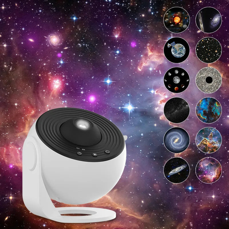 Nachtlicht Galaxy Projektor – Sternenhimmel Projektor, 360° drehbare Planetarium-Lampe für Kinderzimmer, Valentinstagsgeschenk, Hochzeitsdeko,Für Yoga, Achtsamkeit und Stressabbau.