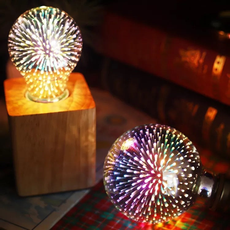 Three-dimensional Colorful Art Light Bulb Led